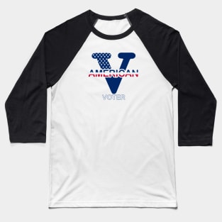 American Voter Baseball T-Shirt